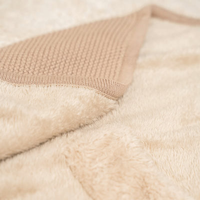 Little Dutch | Knitted wrap blanket Beige | Swanky Boutique