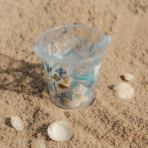 Little Dutch Shell Bucket Ocean Dreams Blue - Swanky Boutique