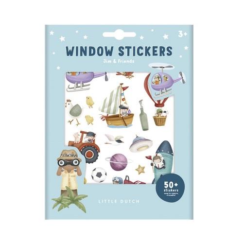 Little Dutch - Window Stickers - Jim & Friends - Swanky Boutique