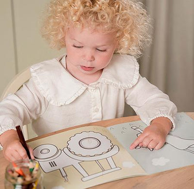 Little Dutch - Coloring Book Little Farm - Swanky Boutique