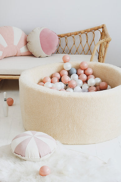 Moje - Ball Pit Teddy Ecru - Swanky Boutique