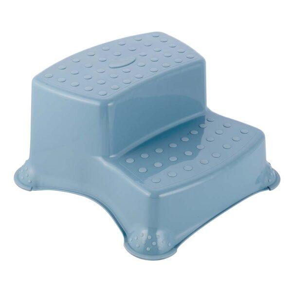 Step Stool, Double - Blue