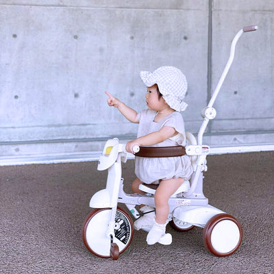 IIMO - Foldable Tricycle Gentle White - Swanky Boutique 