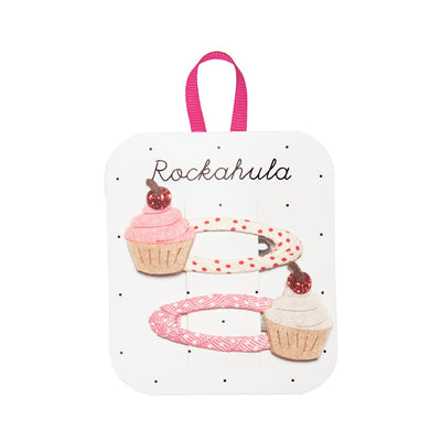 Rockahula - Cherry Cupcake Clips - Swanky Boutique