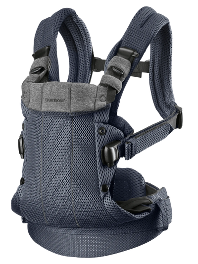 BabyBjorn Baby Carrier Harmony, 3D mesh, Anthracite - Swanky Boutique