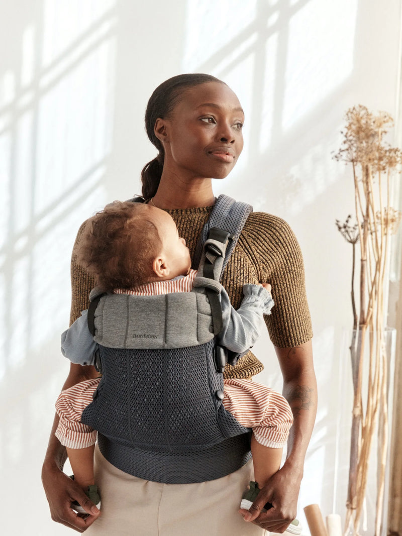 BabyBjorn Baby Carrier Harmony, 3D mesh, Anthracite - Swanky Boutique