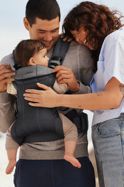 BabyBjorn Baby Carrier Harmony, 3D mesh, Anthracite - Swanky Boutique