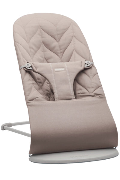 BabyBjorn Bouncer Bliss Woven Petal Quilt Sand Grey - Swanky Boutique