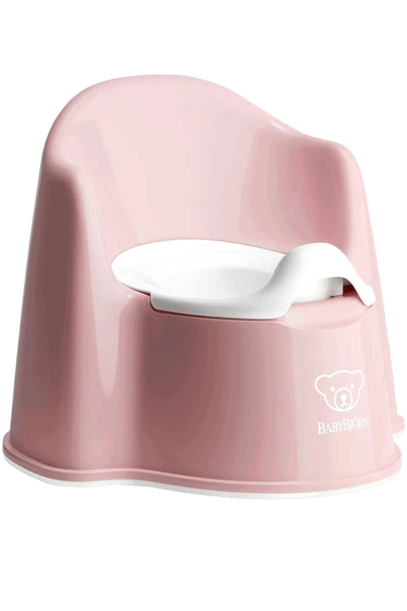 BabyBjorn Potty Chair Powder Pink White - Swanky Boutique