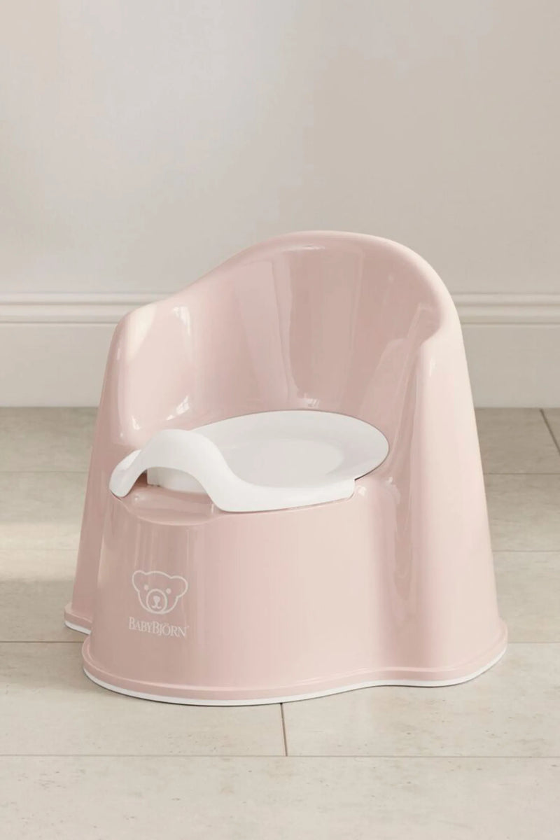 BabyBjorn Potty Chair Powder Pink White - Swanky Boutique