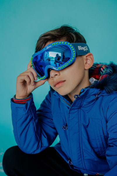 Bling2o - Ski Goggles - Spike Blue Ski - Swanky Boutique