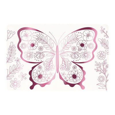 Colouring Placemats - Butterflies & Flower- swanky boutique malta 