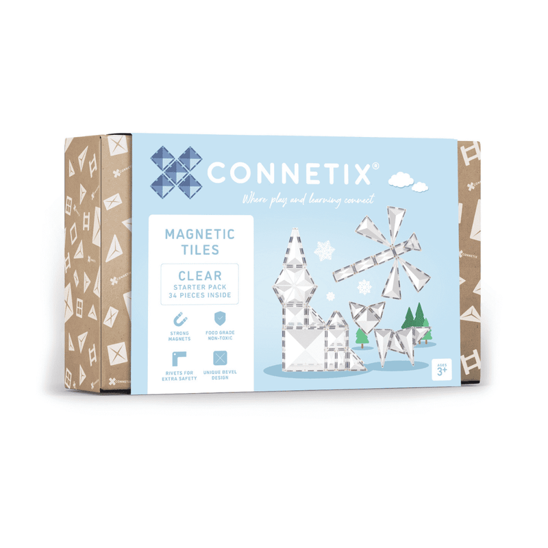 Connetix Clear Starter Pack 34 pc - Swanky Boutique