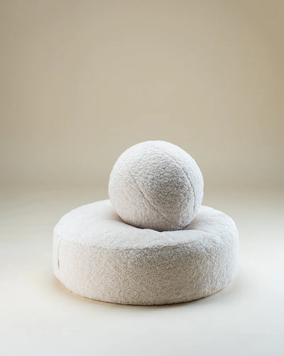 Wigiwama - Cream White Ball Cushion - Swanky Boutique