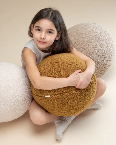 Wigiwama - Cream White Ball Cushion - Swanky Boutique