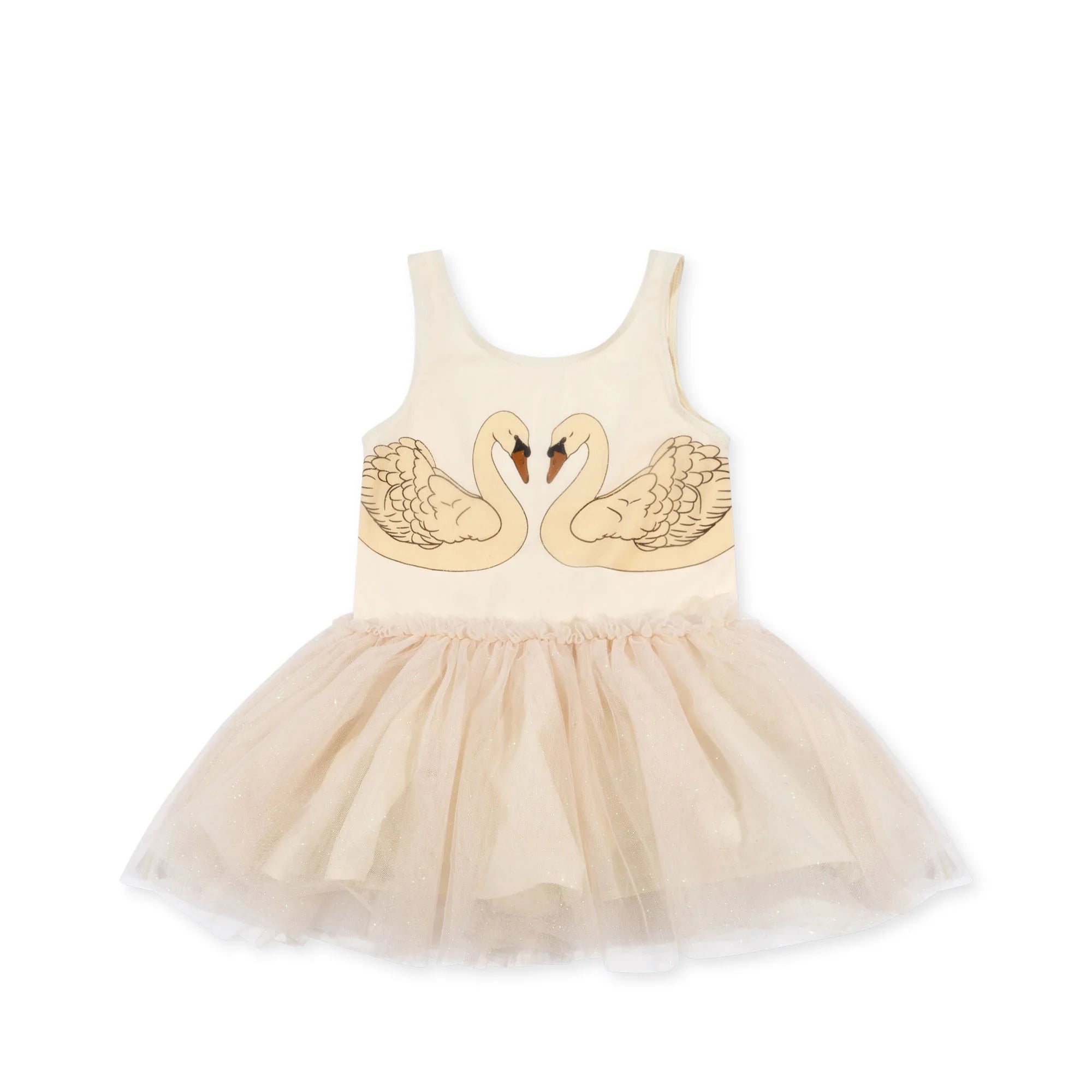 Fairy Ballerina Strap Dress - Buttercream Glitter – Swanky Boutique