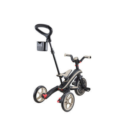 Globber Explorer Trike Foldable Taupe - Swanky Boutique 