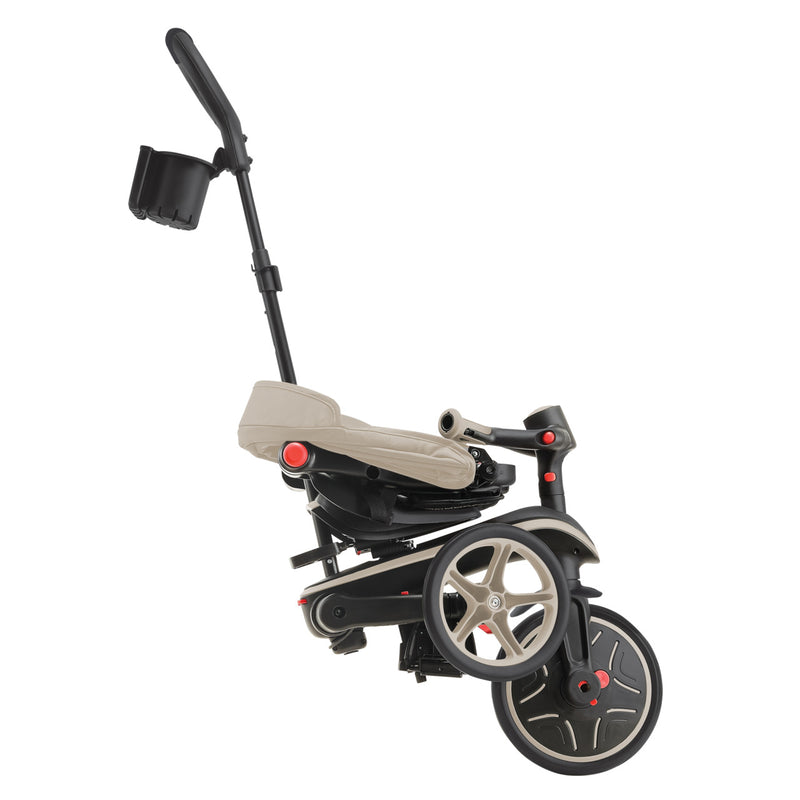 Globber Explorer Trike Foldable Taupe - Swanky Boutique 