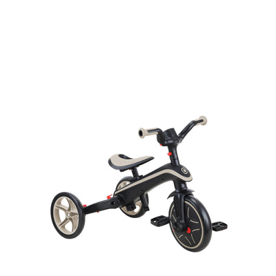 Globber Explorer Trike Foldable Taupe - Swanky Boutique 