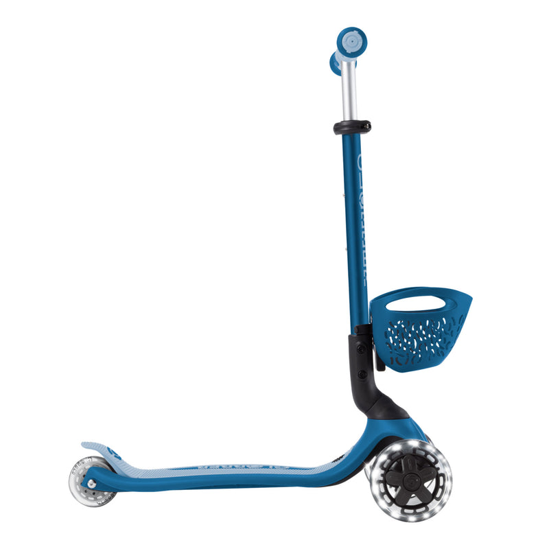 Globber Scooter GO.UP Baby LED Lights 360 - Petrol Blue - Swanky Boutique