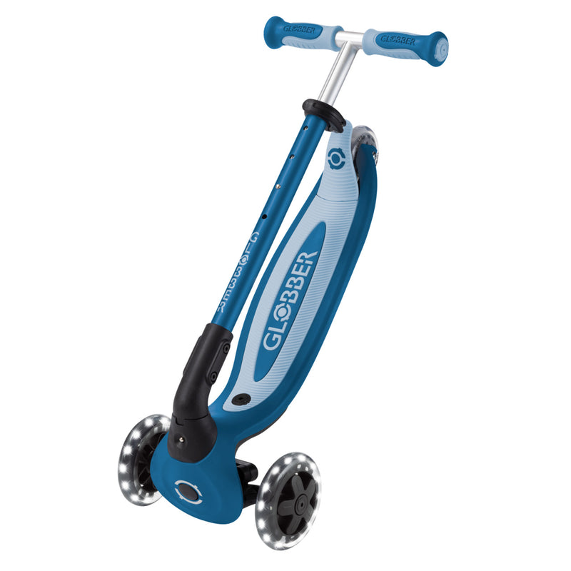 Globber Scooter GO.UP Baby LED Lights 360 - Petrol Blue - Swanky Boutique