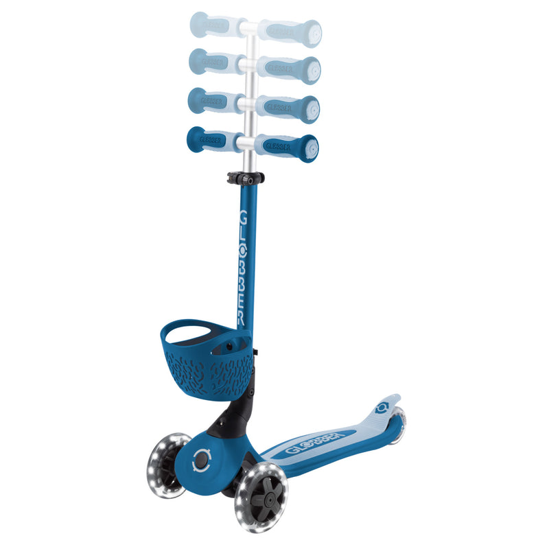 Globber Scooter GO.UP Baby LED Lights 360 - Petrol Blue - Swanky Boutique