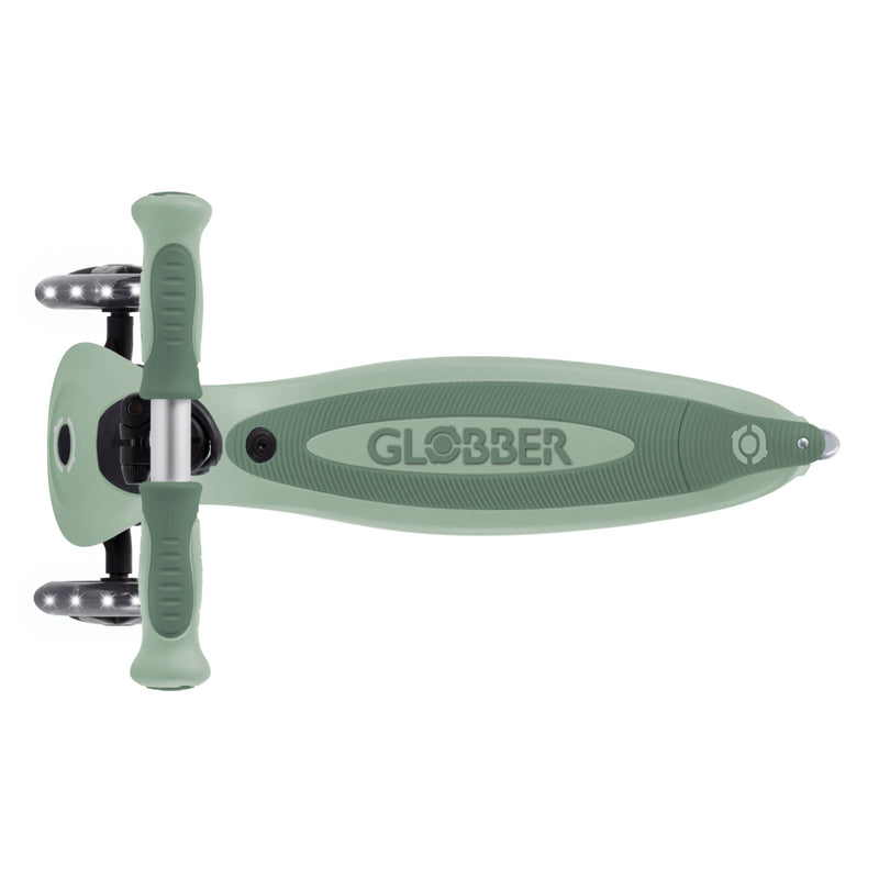 Globber Scooter GO.UP Baby LED Lights 360 - Sage/ Olive - Swanky Boutique