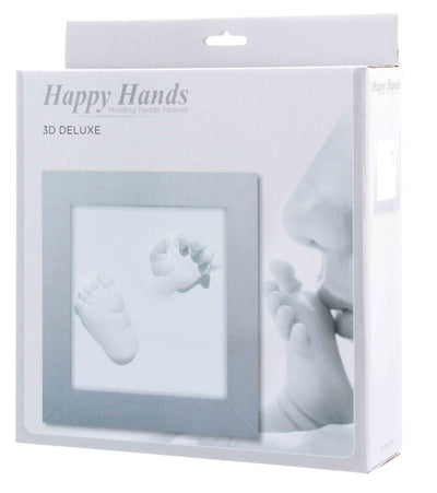 Happy Hands 3D deluxe silver frame - Swanky Boutique Malta 