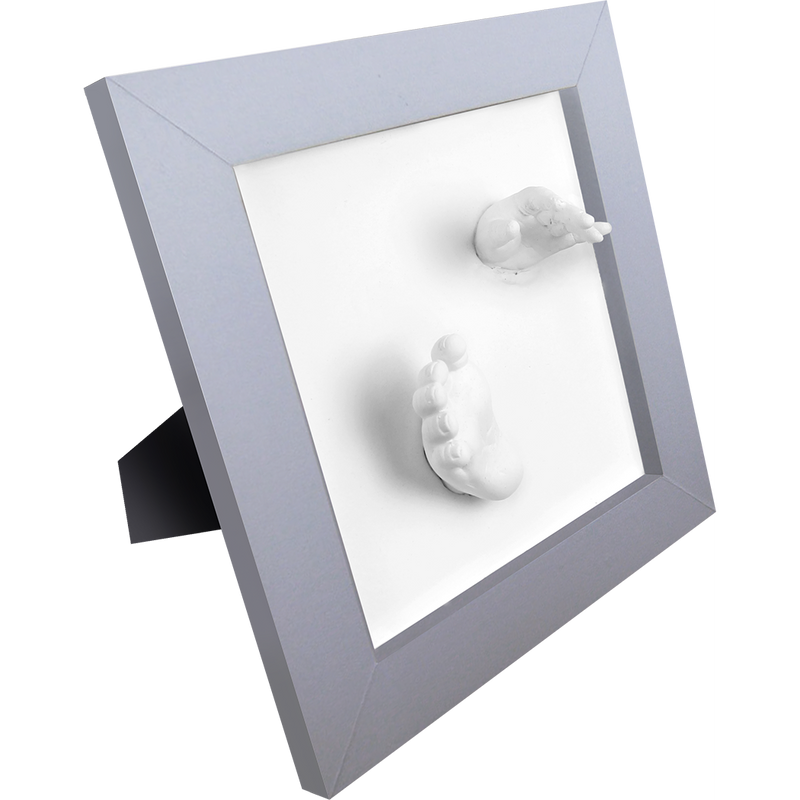 Happy Hands 3D deluxe silver frame - Swanky Boutique Malta 