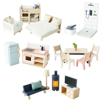 Complete Doll's House Furniture Set