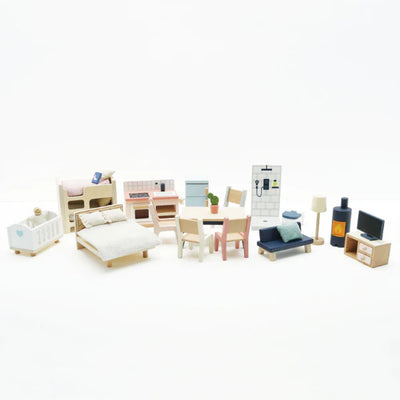 Complete Doll's House Furniture Set