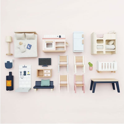 Complete Doll's House Furniture Set