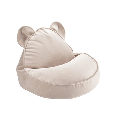 Beanbag Bear Ears, Velvet - Dusty Beige