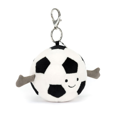 Jellycat Amuseables Sports Football Bag Charm - Swanky Boutique Malta