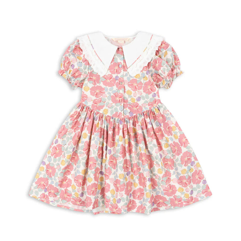 Konges Sloejd COEUR COLLAR DRESS GOTS fleur anglaise - Swanky Boutique Malta