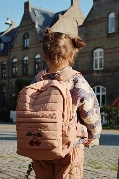 Konges Sloejd - Juno Quilted Backpack Midi Tuscany - Swanky Boutique 