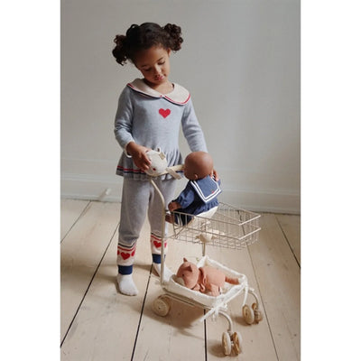 Konges Sloejd Kids Shopping Cart Ma Grande Cerise Pink Glitter - Swanky Boutique