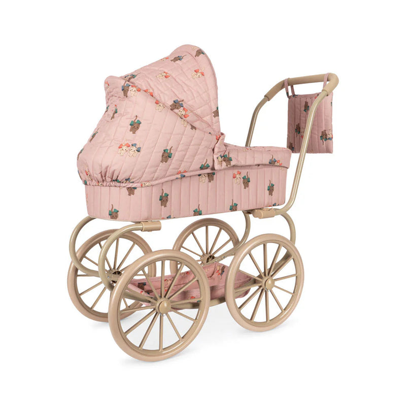 Konges Sloejd Minnie Doll Pram Bow Kitty Pink - Swanky Boutique