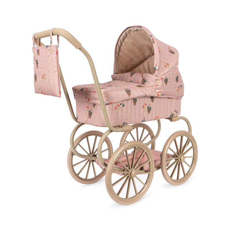 Konges Sloejd Minnie Doll Pram Bow Kitty Pink - Swanky Boutique