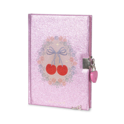 Konges Sloejd My Little Diary - Cherry Glitter - Swanky Boutique