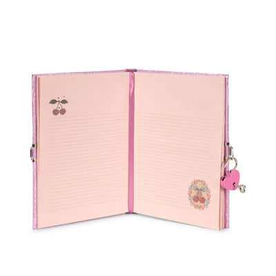 Konges Sloejd My Little Diary - Cherry Glitter - Swanky Boutique