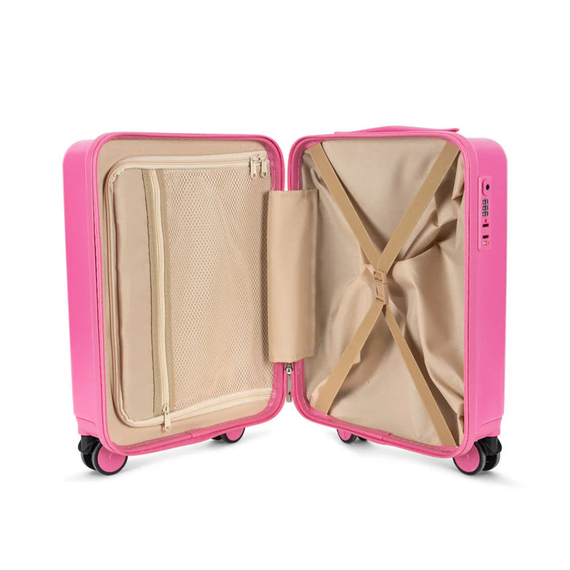 Konges Sloejd Travel Suitcase Bow Kitty Pink  - Swanky Boutique