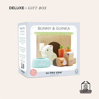 Le Toy Van Bunny & Guinea Pet Animal Set - Swanky Boutique