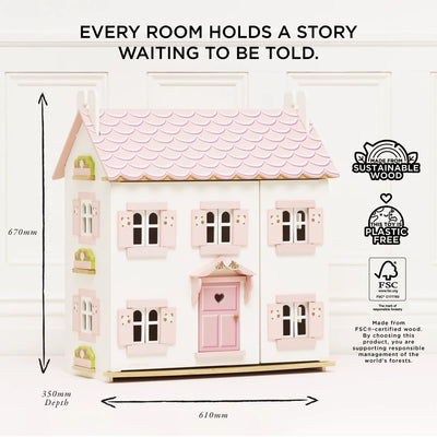 Le Toy Van Sophie's Wooden Dolls House - Swanky Boutique