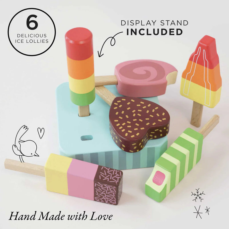 Le Toy Van Wooden Ice Lollies Popsicles - Swanky Boutique