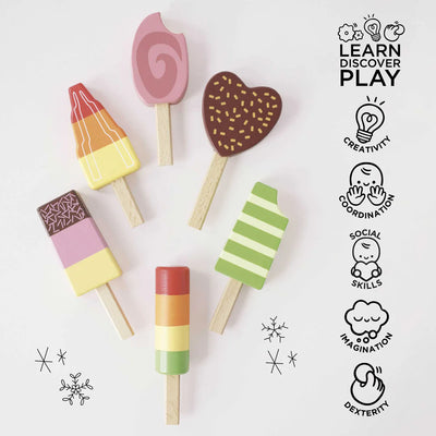 Le Toy Van Wooden Ice Lollies Popsicles - Swanky Boutique