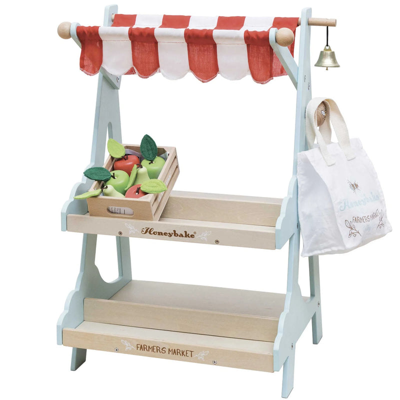 Le Toy Van Wooden Market Stall & Fruit Play Food Crate - Swanky Boutique