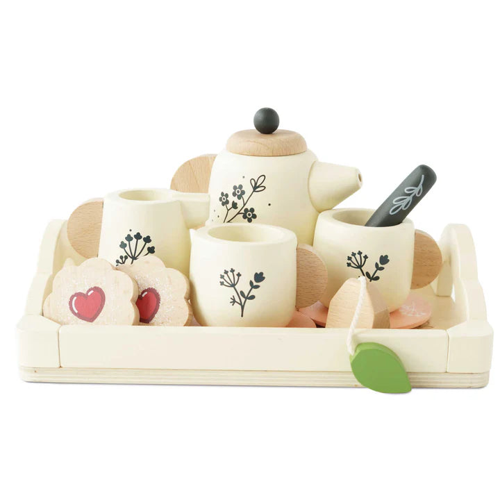 Le Toy Van Wooden Tea Set & Tray - Swanky Boutique