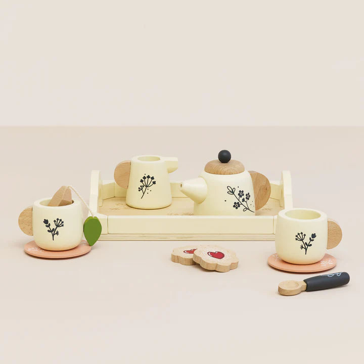 Le Toy Van Wooden Tea Set & Tray - Swanky Boutique