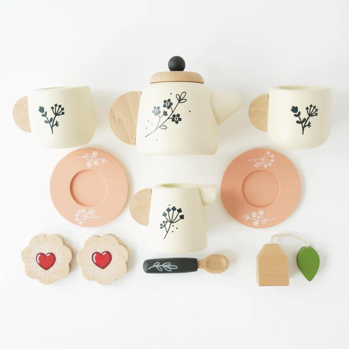 Le Toy Van Wooden Tea Set & Tray - Swanky Boutique